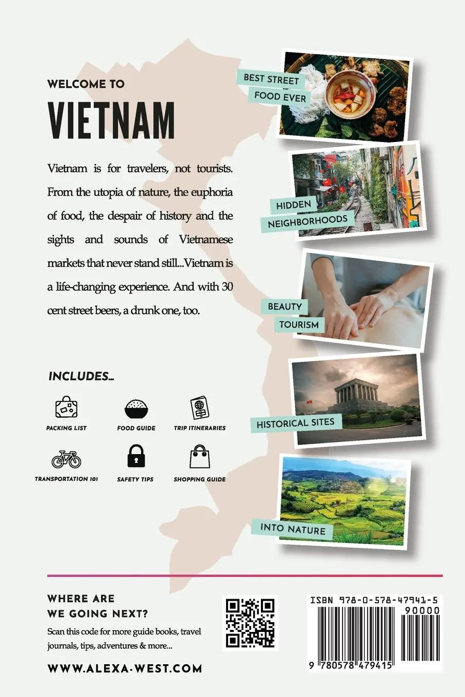 Rückseite: 9780578479415 | Vietnam | The Solo Girl's Travel Guide | Alexa West | Taschenbuch