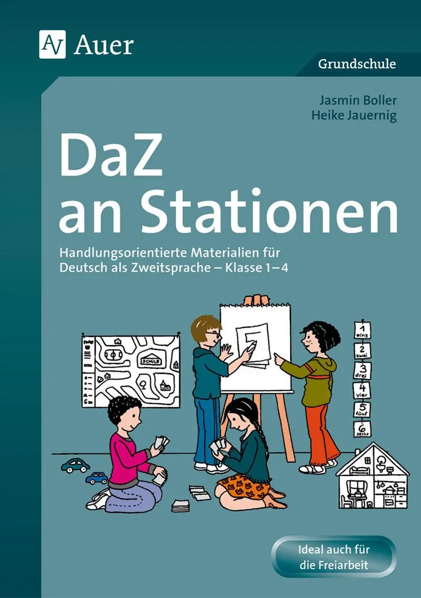 Cover: 9783403079415 | DaZ an Stationen | Jasmin Boller (u. a.) | Broschüre | 88 S. | Deutsch