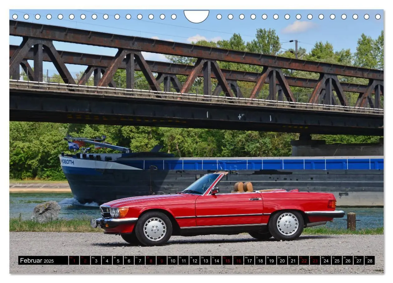 Bild: 9783435209415 | Ein Stern für Amerika - Mercedes Benz 560 SL (Wandkalender 2025 DIN...