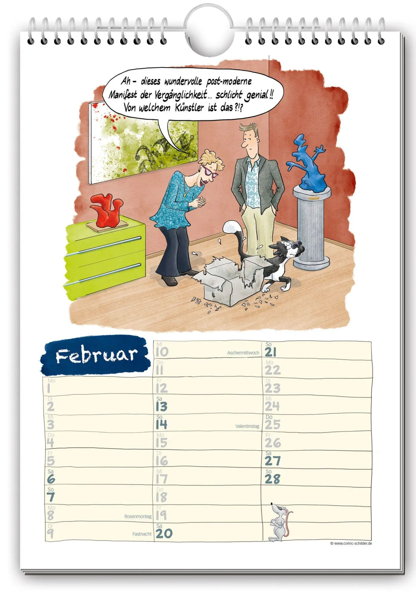Bild: 9783982859415 | KAtzeLENDER 2027 | Der Comic-Kalender für alle Dosenöffner | Kalender