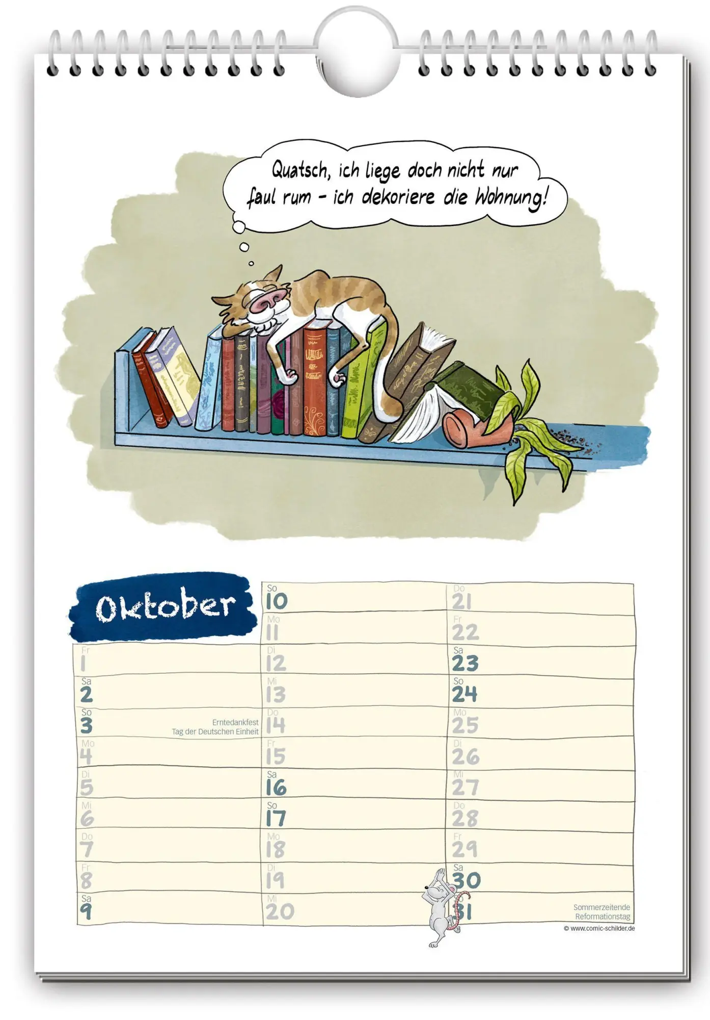 Bild: 9783982859415 | KAtzeLENDER 2027 | Der Comic-Kalender für alle Dosenöffner | Kalender