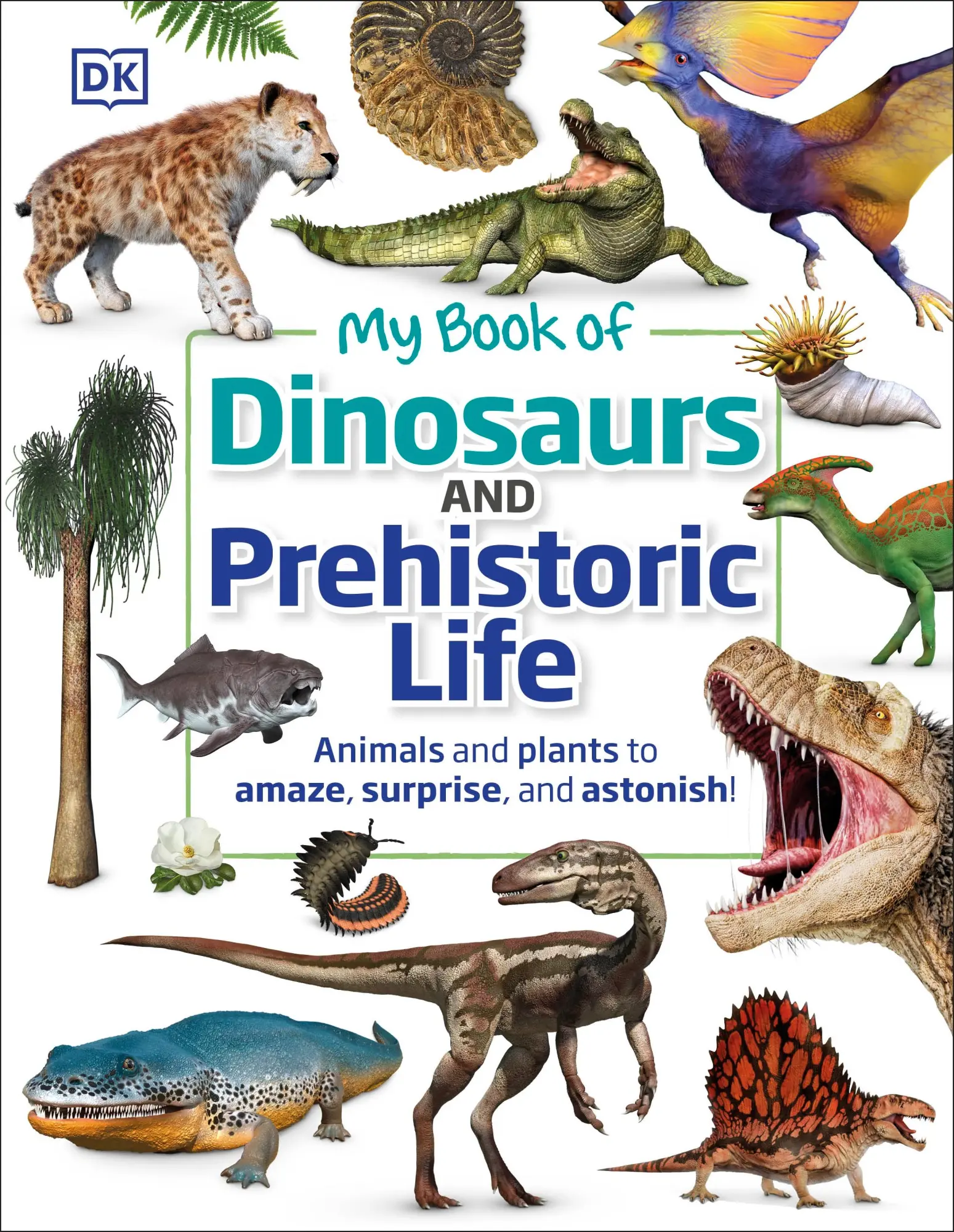Cover: 9780241459515 | My Book of Dinosaurs and Prehistoric Life | Dean R. Lomax (u. a.)