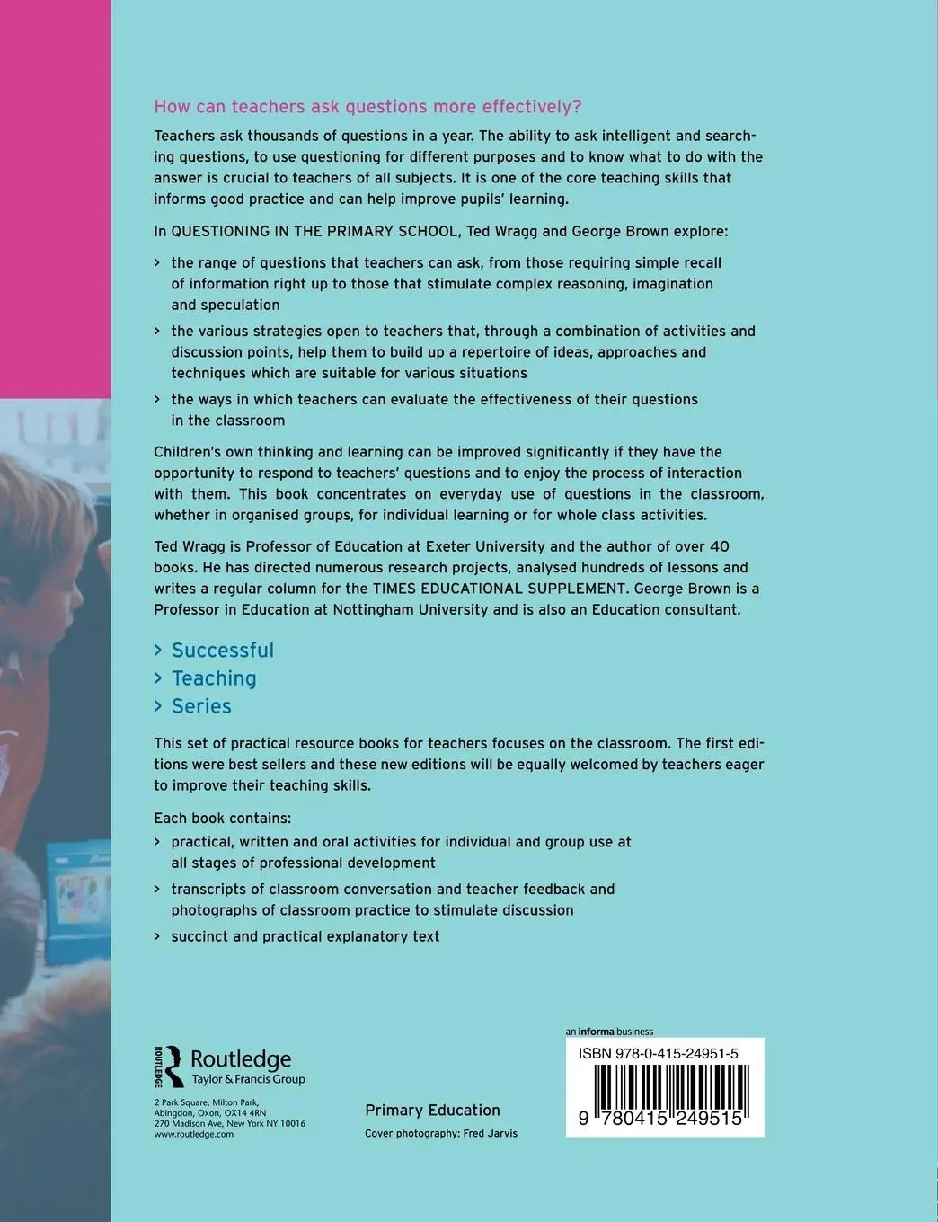 Rückseite: 9780415249515 | Questioning in the Primary School | E. C. Wragg (u. a.) | Taschenbuch