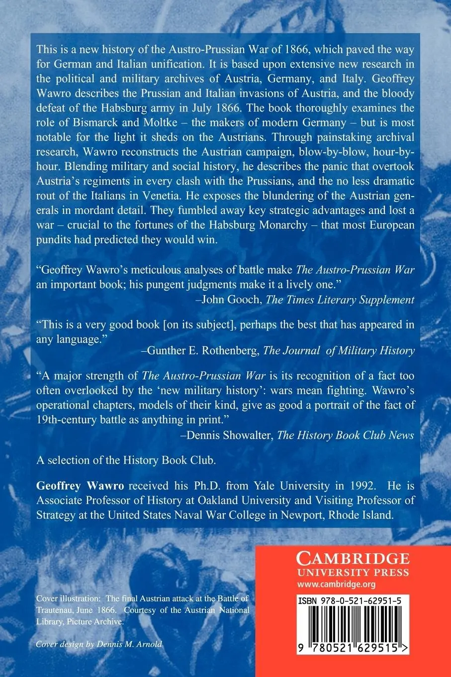 Rückseite: 9780521629515 | The Austro-Prussian War | Austria's War with Prussia and Italy in 1866