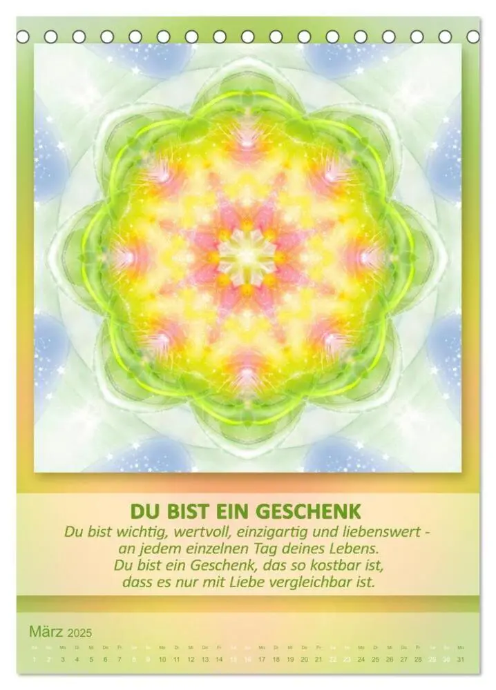 Bild: 9783457079515 | Light Energy Mandalas - Kalender - Vol. 1 (Tischkalender 2025 DIN...