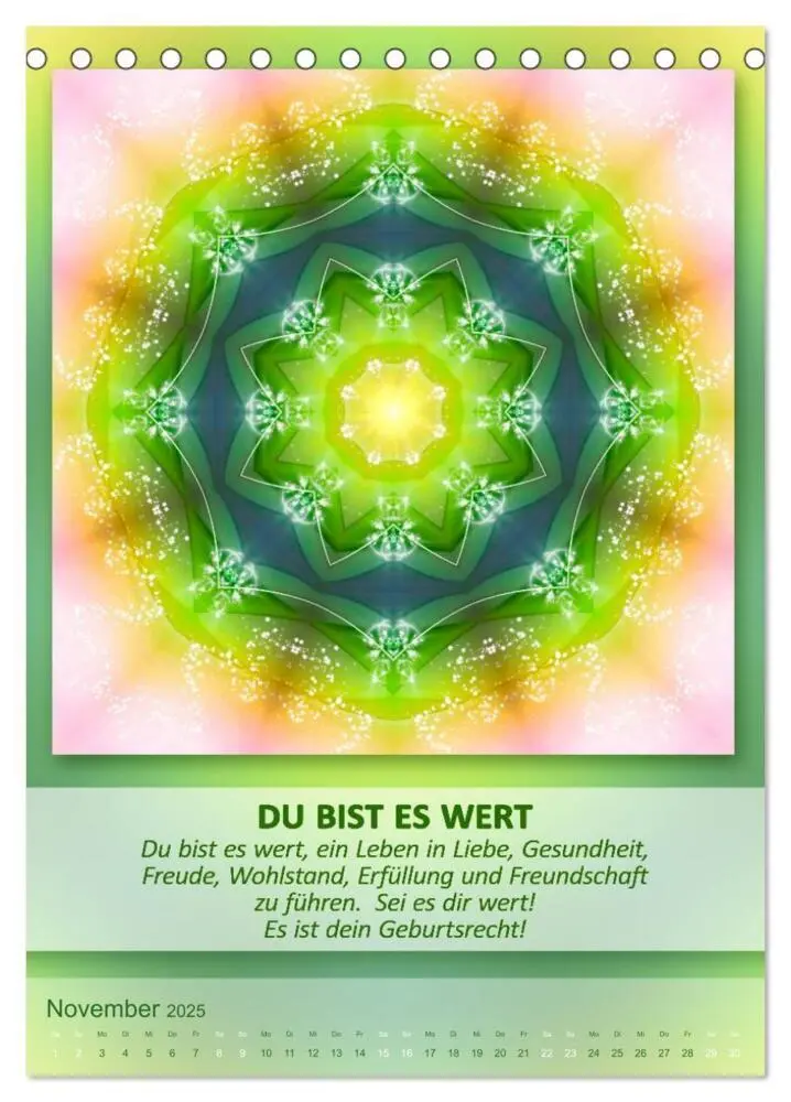 Bild: 9783457079515 | Light Energy Mandalas - Kalender - Vol. 1 (Tischkalender 2025 DIN...