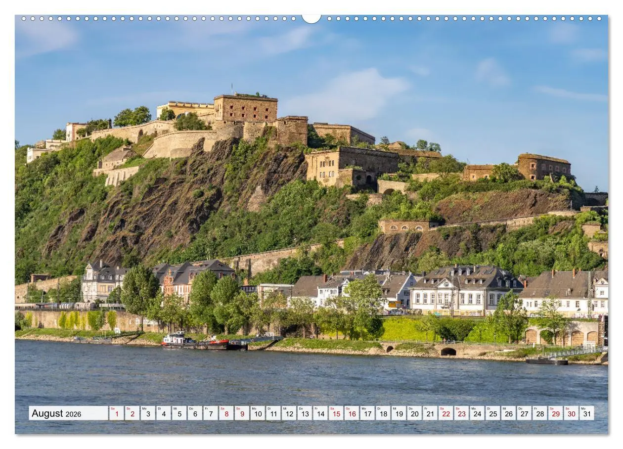 Bild: 9783457459515 | Der Rhein (Wandkalender 2026 DIN A2 quer), CALVENDO Monatskalender