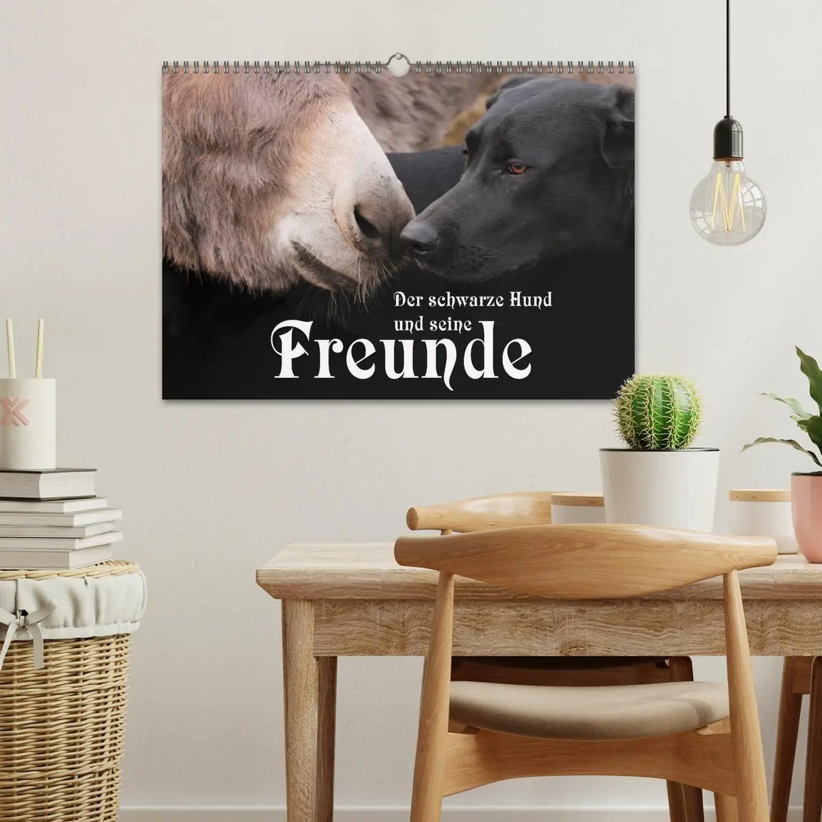 Bild: 9783516099515 | Der schwarze Hund und seine Freunde (Wandkalender 2026 DIN A3...