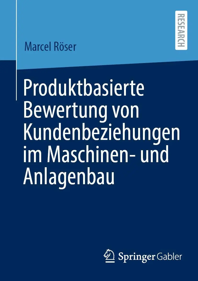 Cover: 9783658359515 | Produktbasierte Bewertung von Kundenbeziehungen im Maschinen- und...