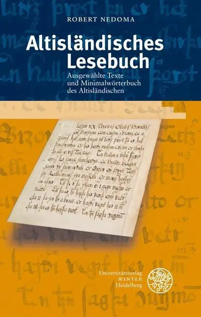 Cover: 9783825359515 | Altisländisches Lesebuch | Robert Nedoma | Taschenbuch | 291 S. | 2011