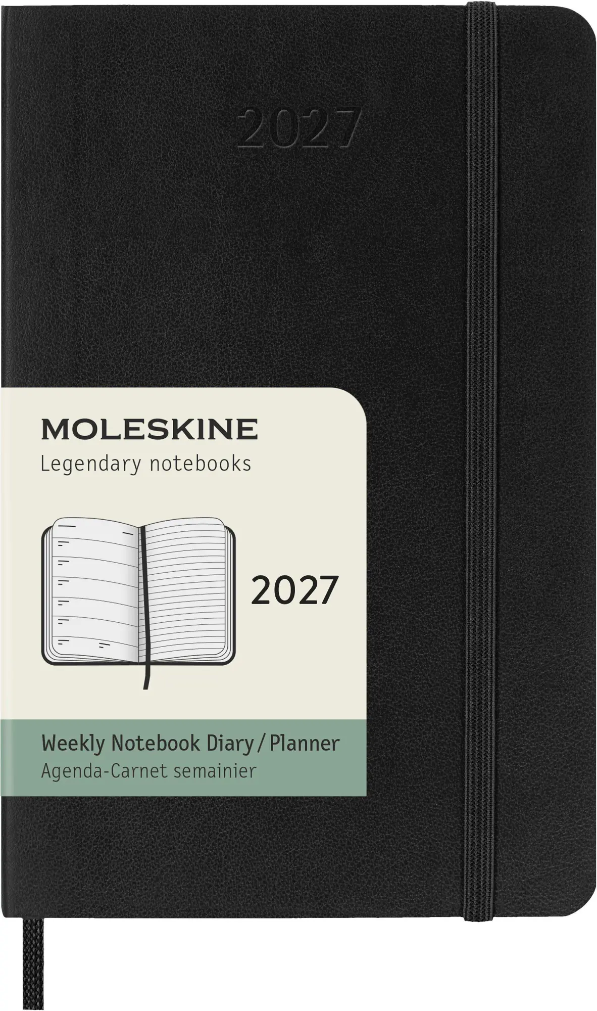 Cover: 8056999279615 | Moleskine 12 Monate Wochen Notizkalender 2027, Pocket/A6, 1 Wo = 1...