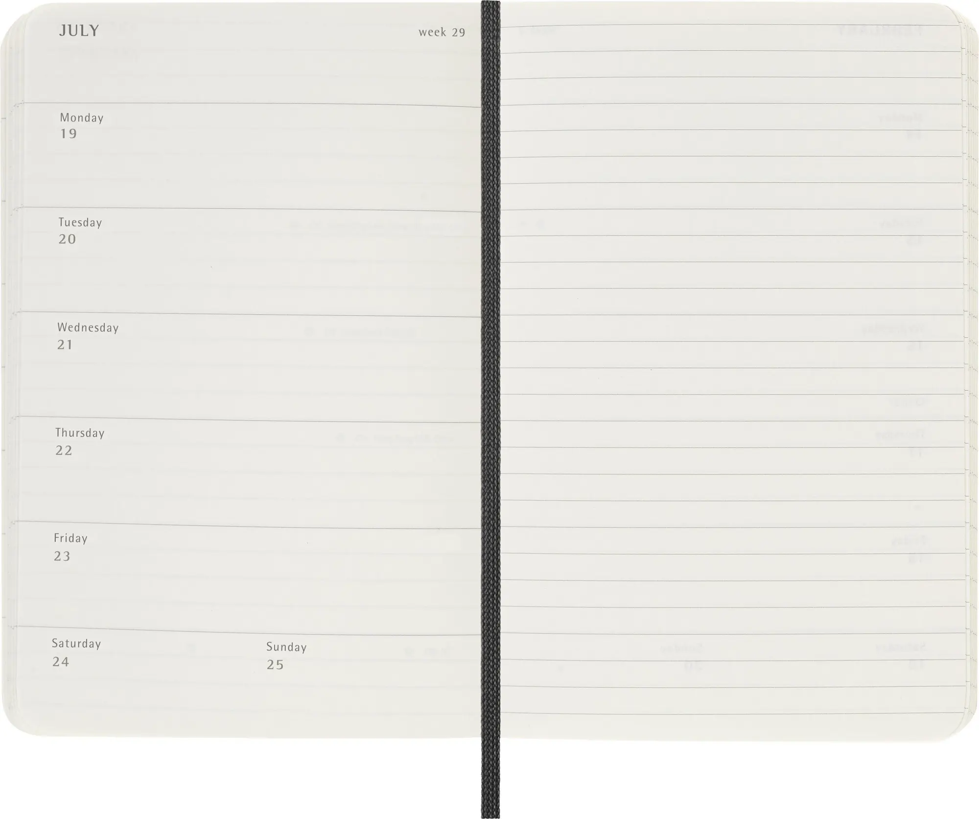 Bild: 8056999279615 | Moleskine 12 Monate Wochen Notizkalender 2027, Pocket/A6, 1 Wo = 1...