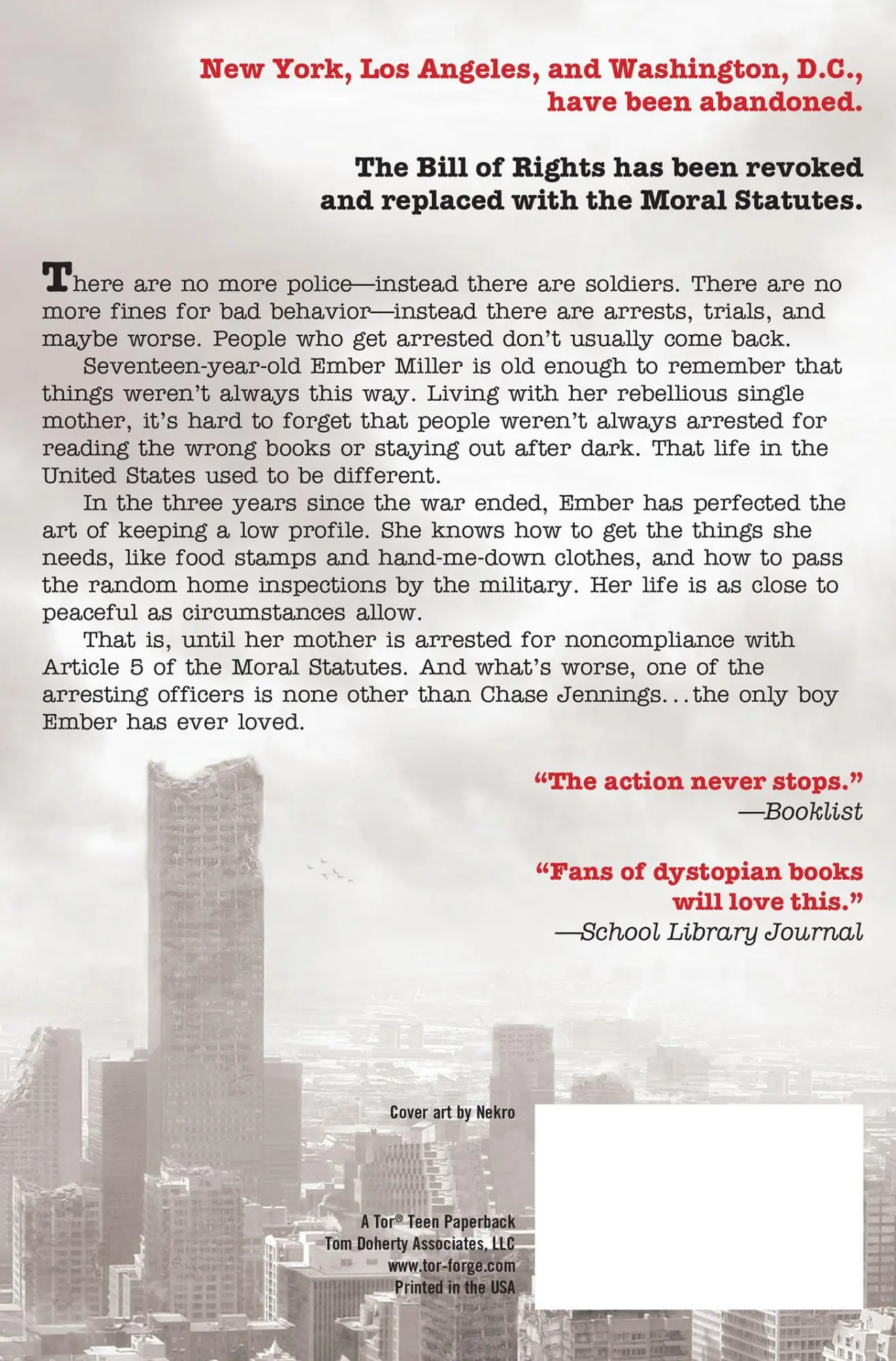 Rückseite: 9780765329615 | Article 5 | Kristen Simmons | Taschenbuch | 380 S. | Englisch | 2013