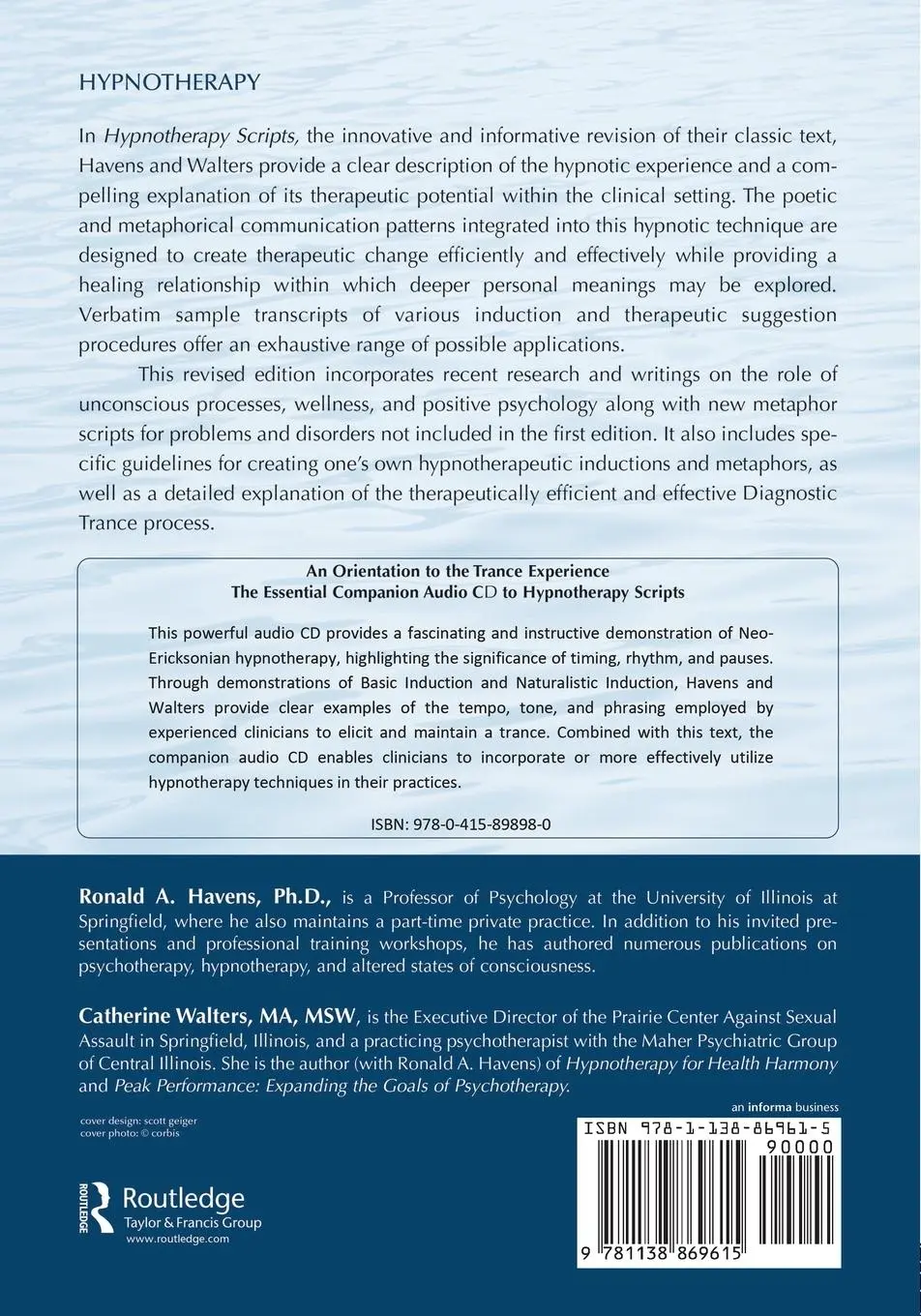 Rückseite: 9781138869615 | Hypnotherapy Scripts | Ronald A. Havens (u. a.) | Taschenbuch | 2015
