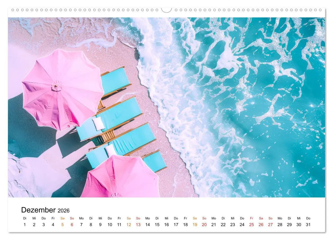 Bild: 9783457379615 | Maritim pur - Strandträume (hochwertiger Premium Wandkalender 2026...