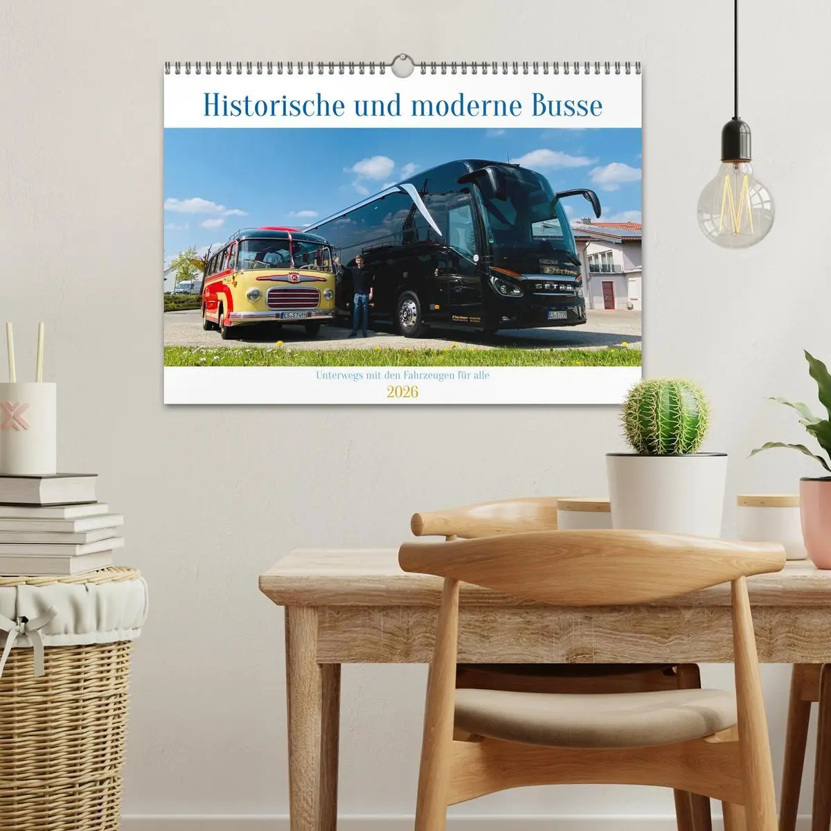 Bild: 9783457519615 | Historische und moderne Busse (Wandkalender 2026 DIN A3 quer),...