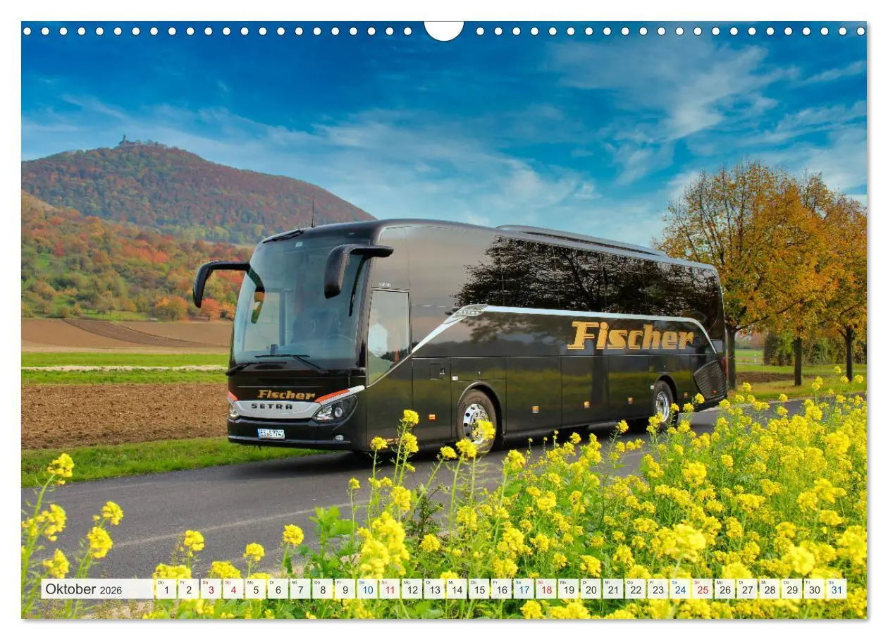 Bild: 9783457519615 | Historische und moderne Busse (Wandkalender 2026 DIN A3 quer),...