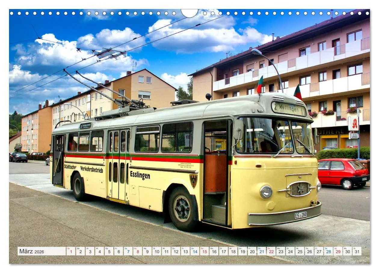 Bild: 9783457519615 | Historische und moderne Busse (Wandkalender 2026 DIN A3 quer),...