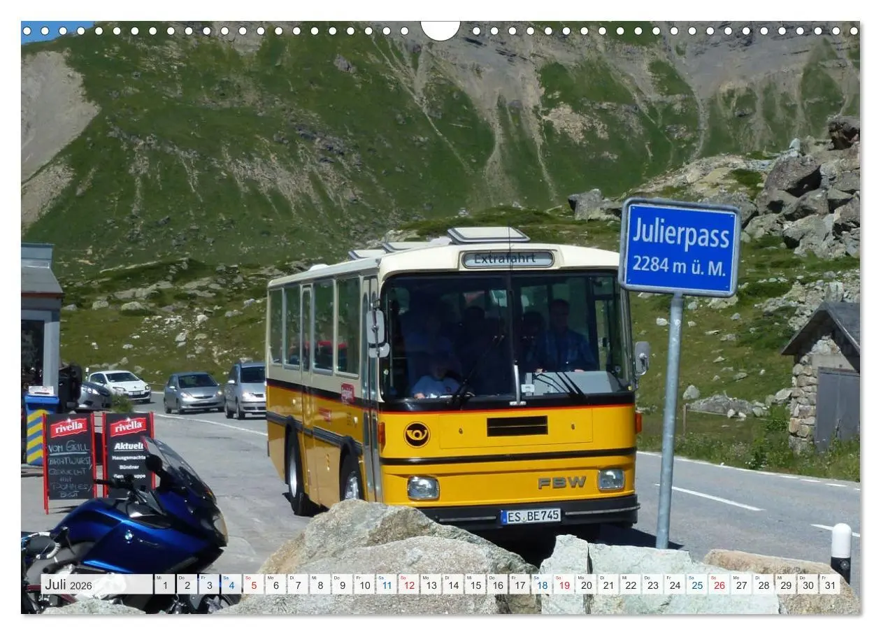 Bild: 9783457519615 | Historische und moderne Busse (Wandkalender 2026 DIN A3 quer),...