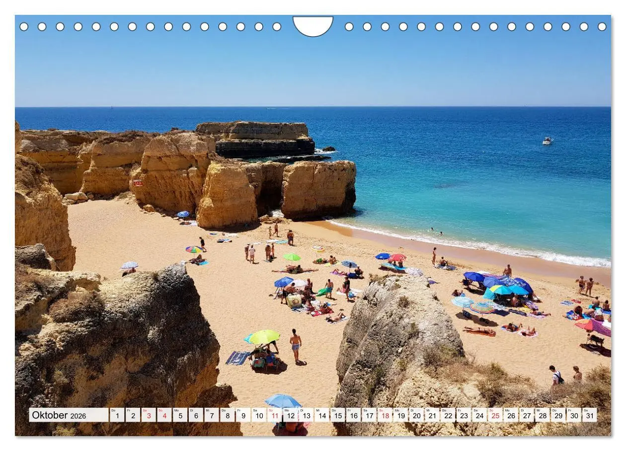 Bild: 9783457829615 | Algarve zum Träumen (Wandkalender 2026 DIN A4 quer), CALVENDO...