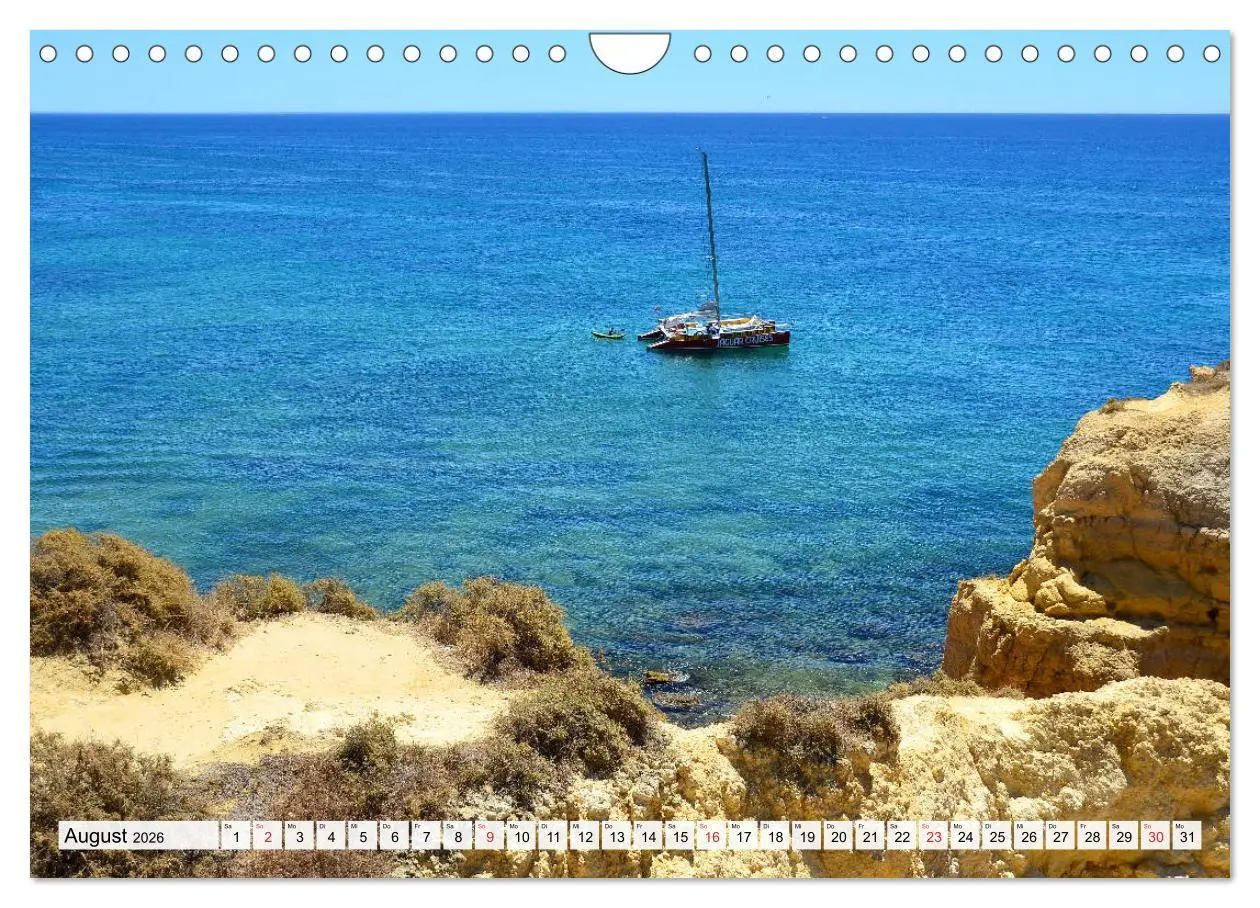 Bild: 9783457829615 | Algarve zum Träumen (Wandkalender 2026 DIN A4 quer), CALVENDO...