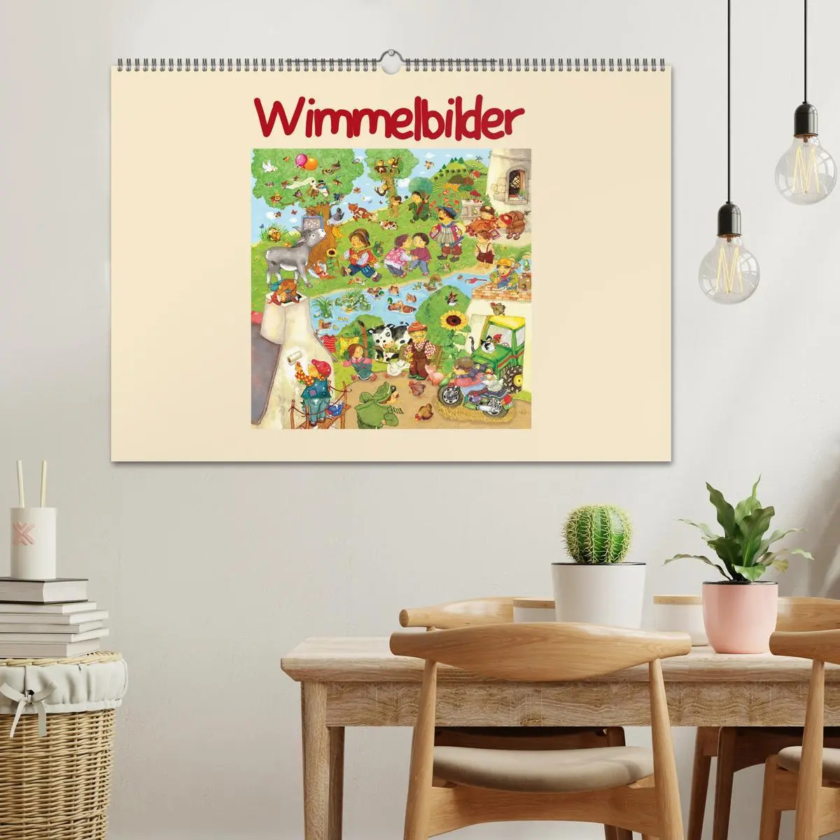 Bild: 9783516229615 | Wimmelbilder (Wandkalender 2026 DIN A2 quer), CALVENDO Monatskalender