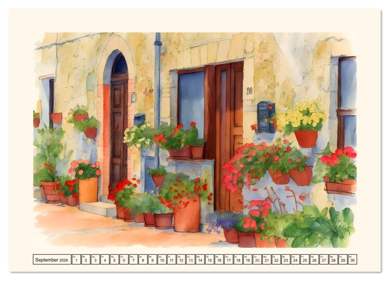 Bild: 9783516609615 | Idylle im Latium (Wandkalender 2026 DIN A2 quer), CALVENDO...