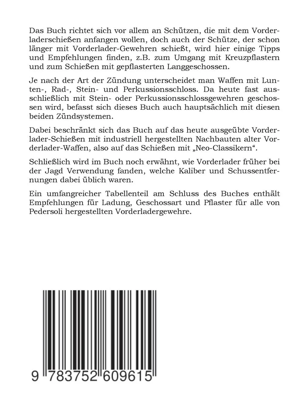 Rückseite: 9783752609615 | Mit Pulver und Blei | Schießen mit Vorderladergewehren | Finze | Buch
