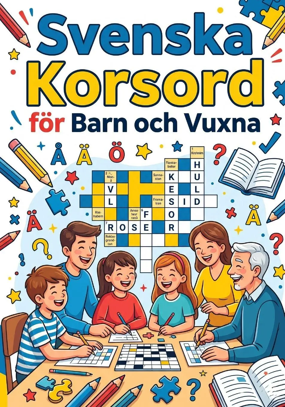 Cover: 9798182309615 | Svenska Korsord för Barn och Vuxna | Ueuuk | Taschenbuch | Schwedisch