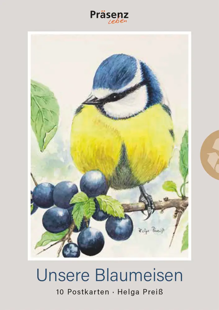 Cover: 4260661769715 | Unsere Blaumeisen | 10 Postkarten in Banderole aus Recycling-Papier
