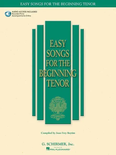 Cover: 9780634019715 | Easy Songs for Beginning Singers - Tenor Book/Online Audio | Boytim