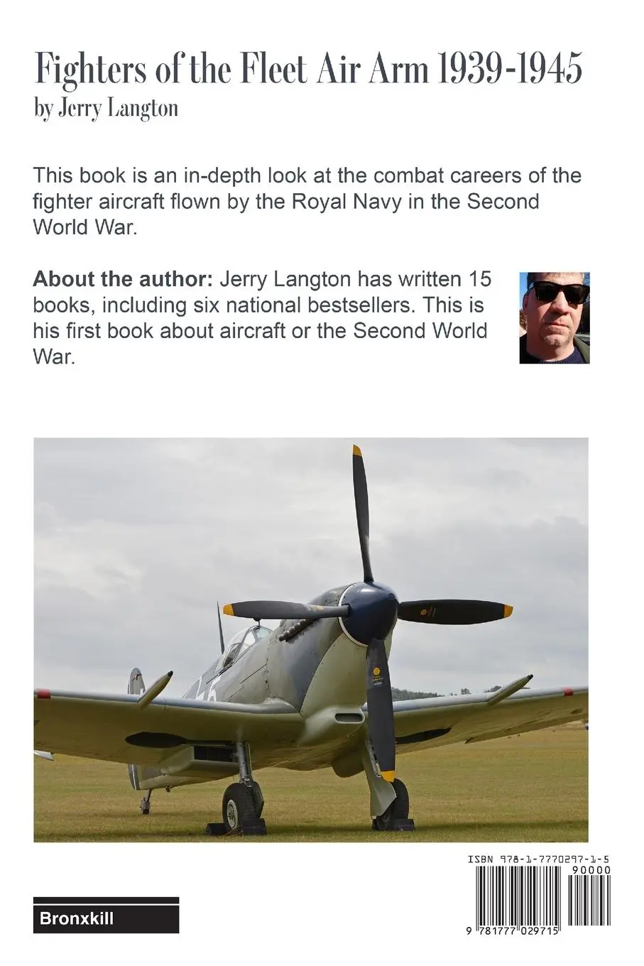 Rückseite: 9781777029715 | Fighters of the Fleet Air Arm 1939-1945 | Jerry Langton | Taschenbuch