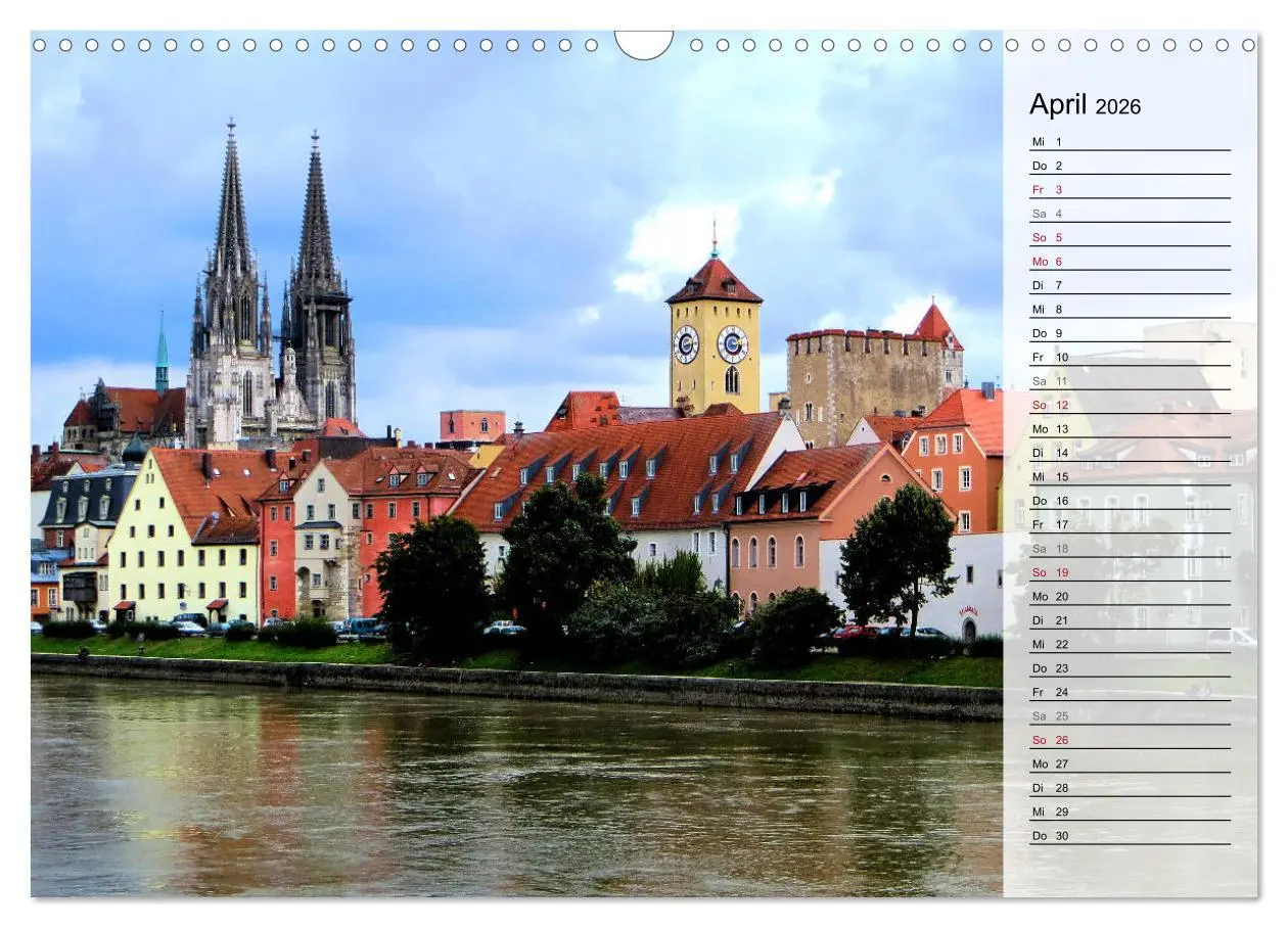 Bild: 9783457989715 | REGENSBURG - Impressionen (Wandkalender 2026 DIN A3 quer), CALVENDO...