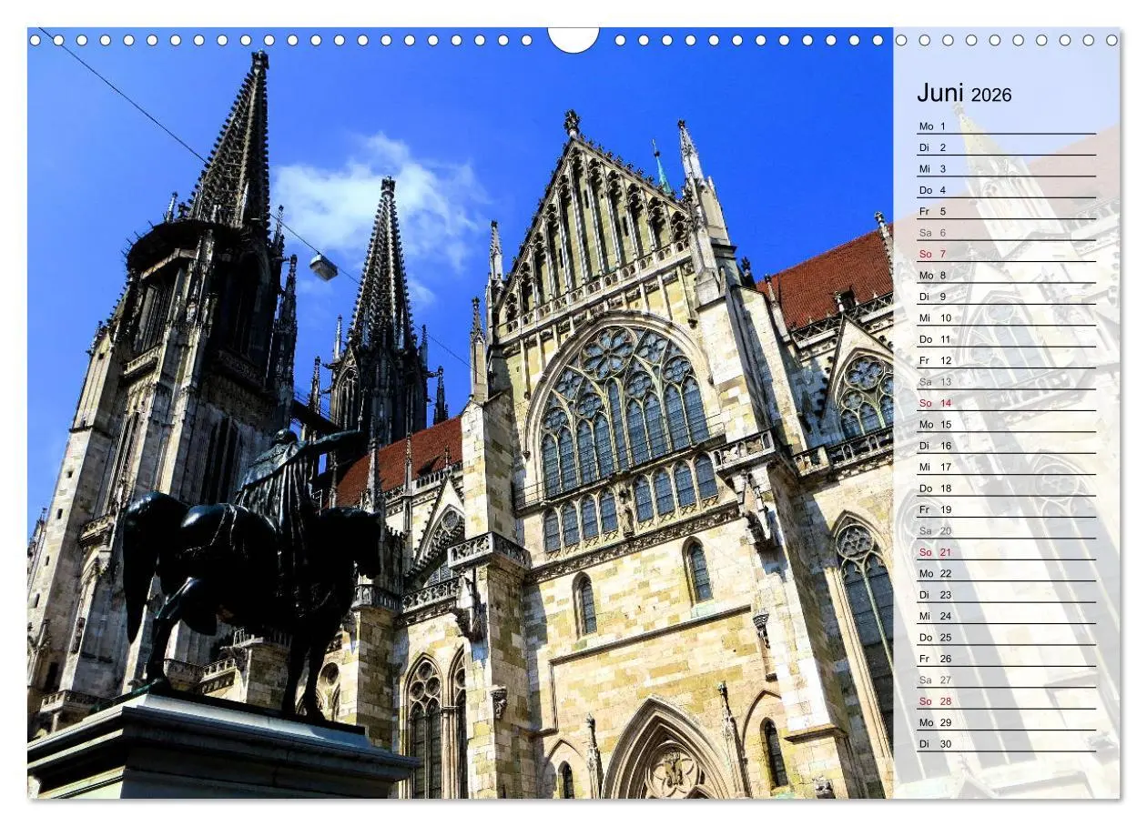 Bild: 9783457989715 | REGENSBURG - Impressionen (Wandkalender 2026 DIN A3 quer), CALVENDO...
