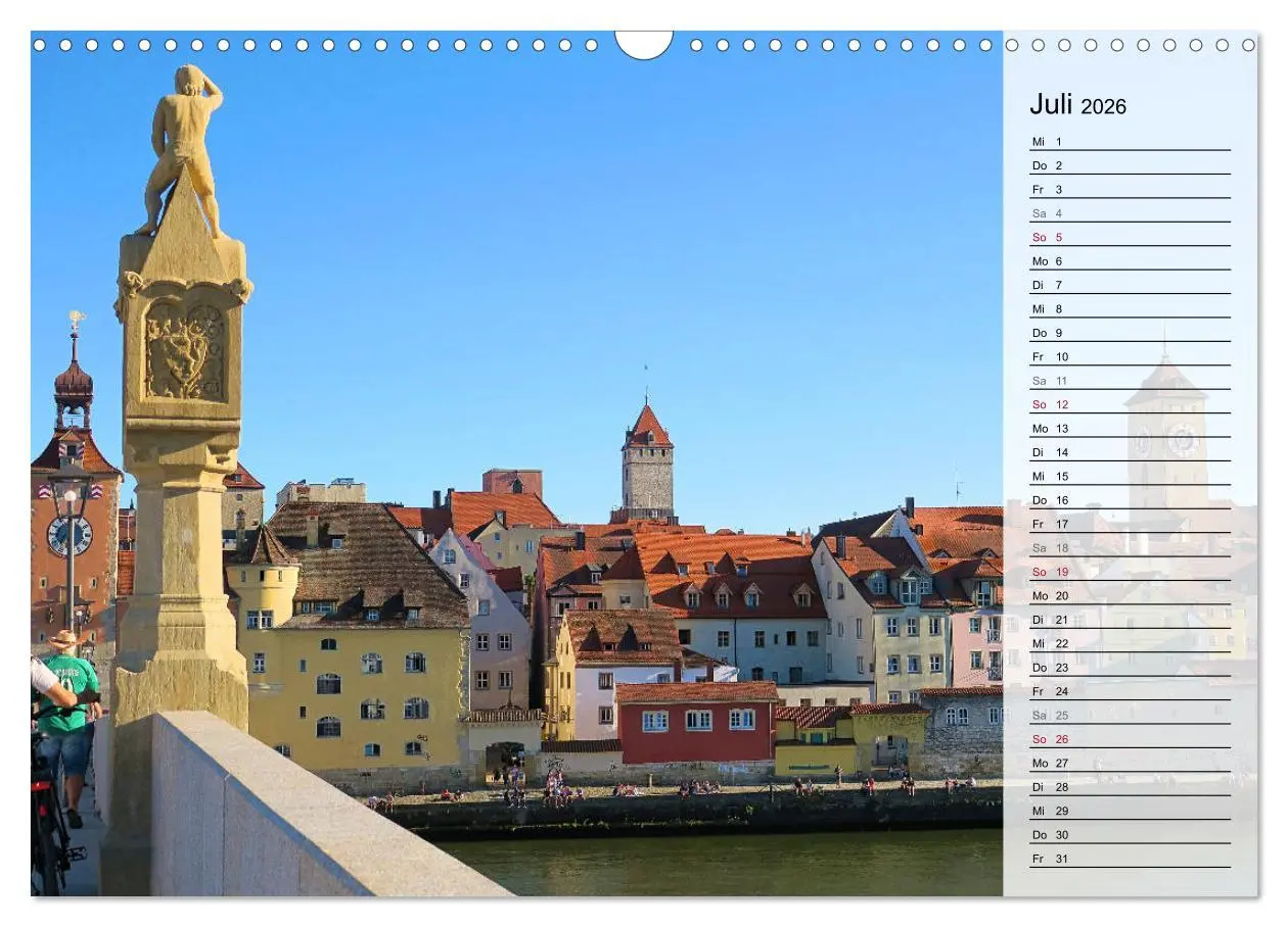 Bild: 9783457989715 | REGENSBURG - Impressionen (Wandkalender 2026 DIN A3 quer), CALVENDO...