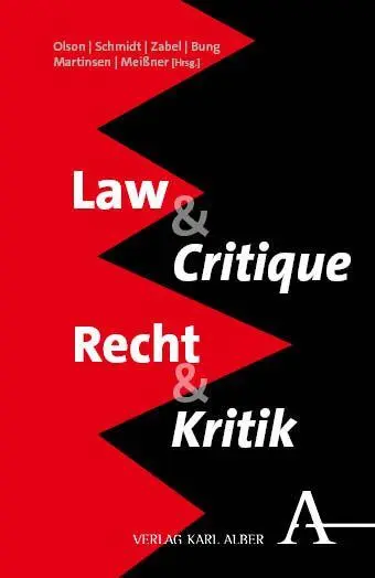 Cover: 9783495989715 | Law &amp; Critique Recht &amp; Kritik | Greta Olson (u. a.) | Taschenbuch