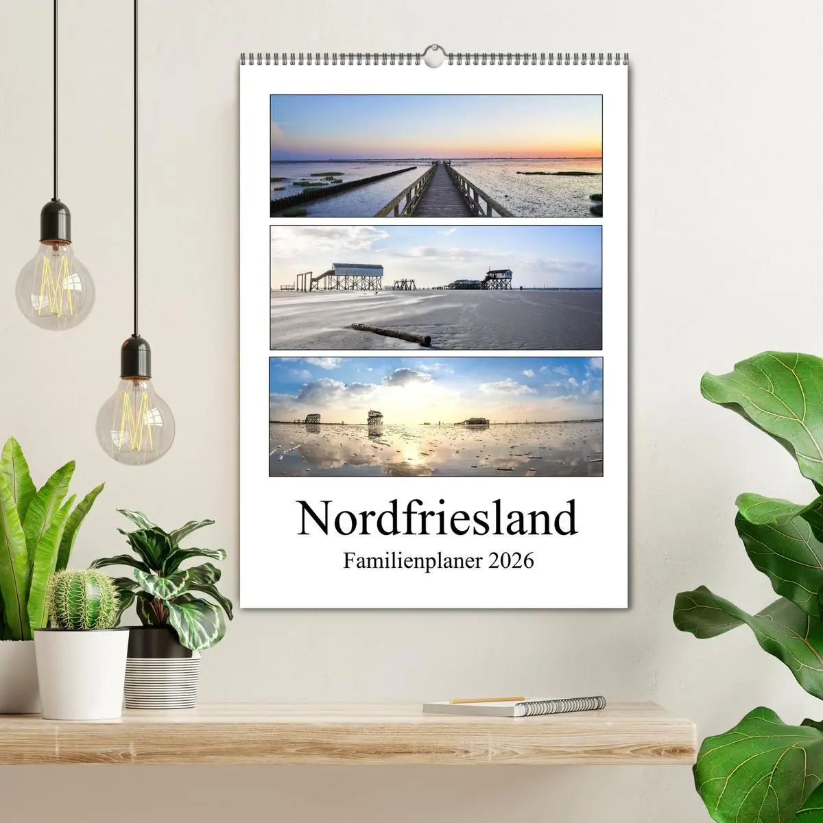 Bild: 9783516389715 | Nordfriesland - Familienplaner (Wandkalender 2026 DIN A2 hoch),...