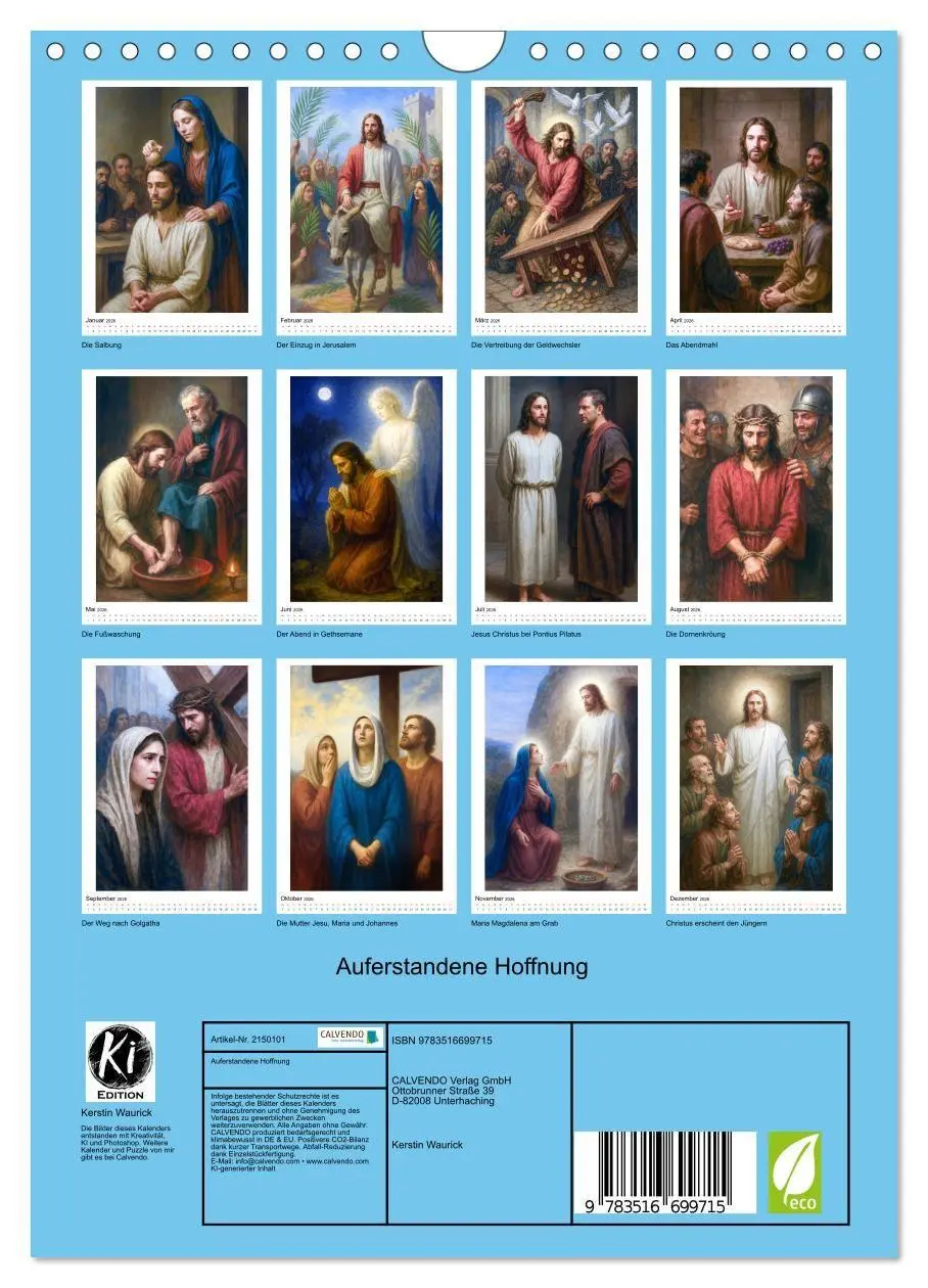 Bild: 9783516699715 | Auferstandene Hoffnung (Wandkalender 2026 DIN A4 hoch), CALVENDO...