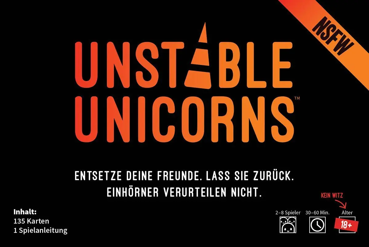 Cover: 3558380109815 | Unstable Unicorns NSFW | Ramy Badie | Spiel | TTUD0005 | Deutsch