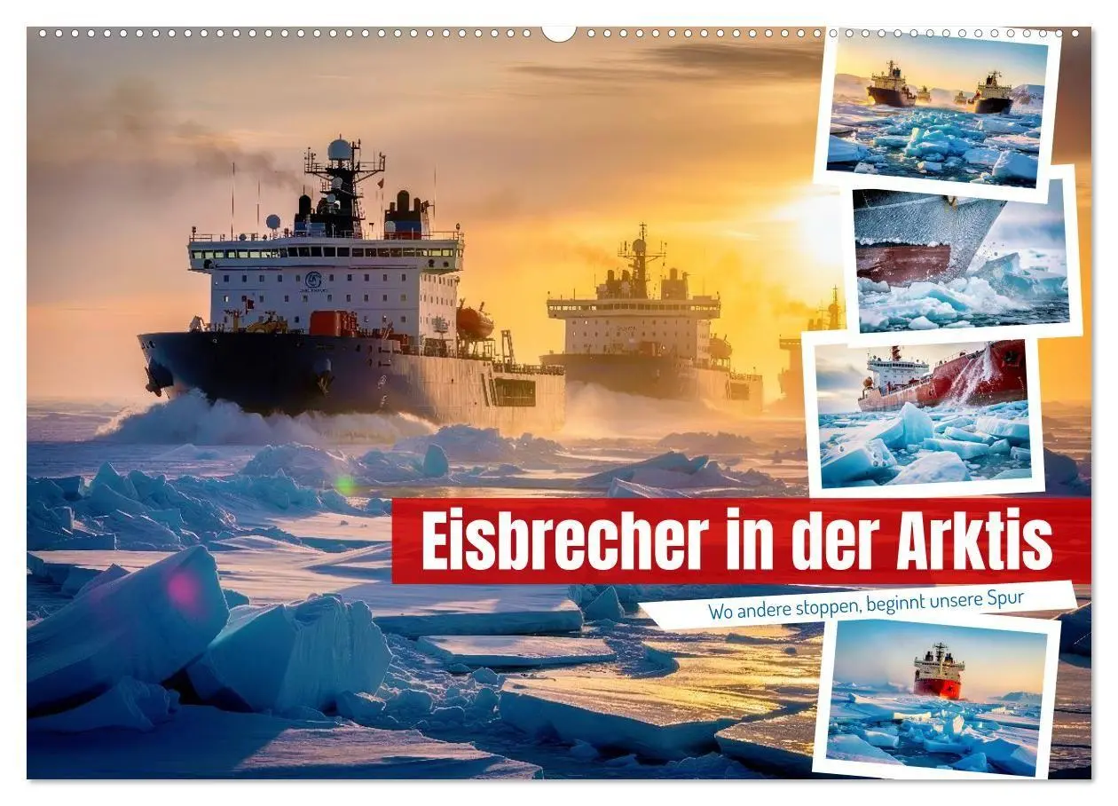 Cover: 9783516759815 | Eisbrecher in der Arktis (Wandkalender 2027 DIN A2 quer), CALVENDO...