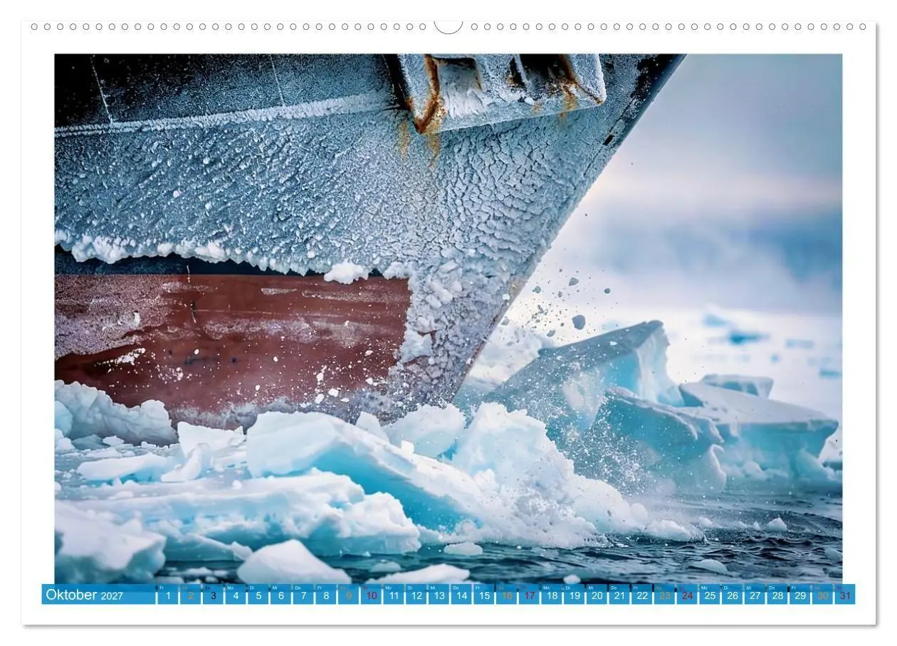 Bild: 9783516759815 | Eisbrecher in der Arktis (Wandkalender 2027 DIN A2 quer), CALVENDO...