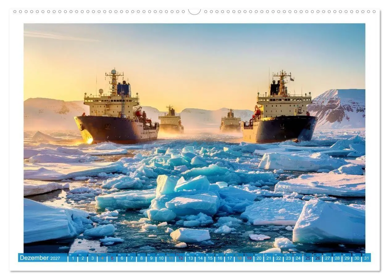 Bild: 9783516759815 | Eisbrecher in der Arktis (Wandkalender 2027 DIN A2 quer), CALVENDO...