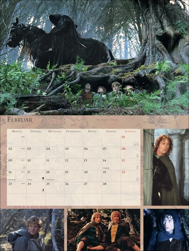 Bild: 9783756409815 | Der Herr der Ringe Broschur XL Kalender 2026 | Heye | Kalender | 28 S.