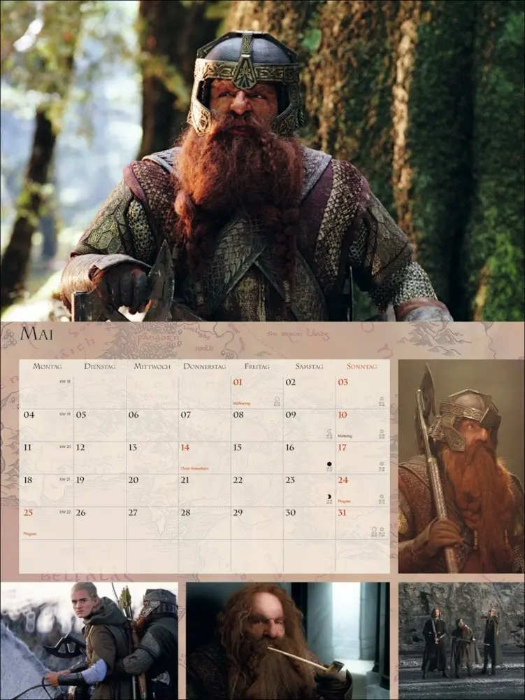 Bild: 9783756409815 | Der Herr der Ringe Broschur XL Kalender 2026 | Heye | Kalender | 28 S.