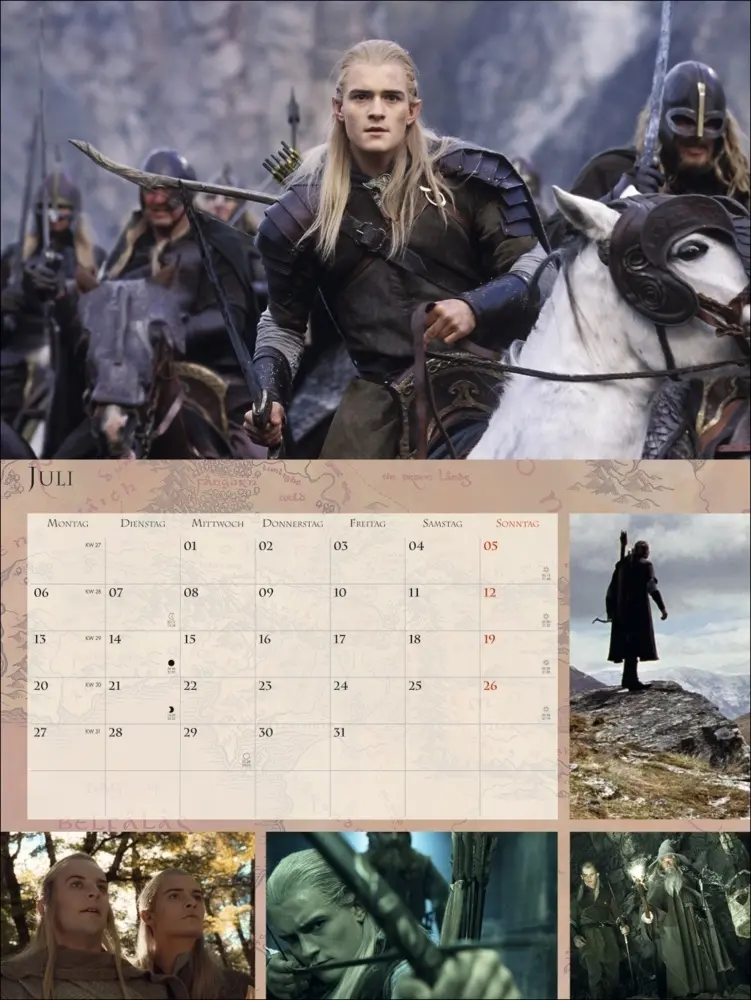 Bild: 9783756409815 | Der Herr der Ringe Broschur XL Kalender 2026 | Heye | Kalender | 28 S.