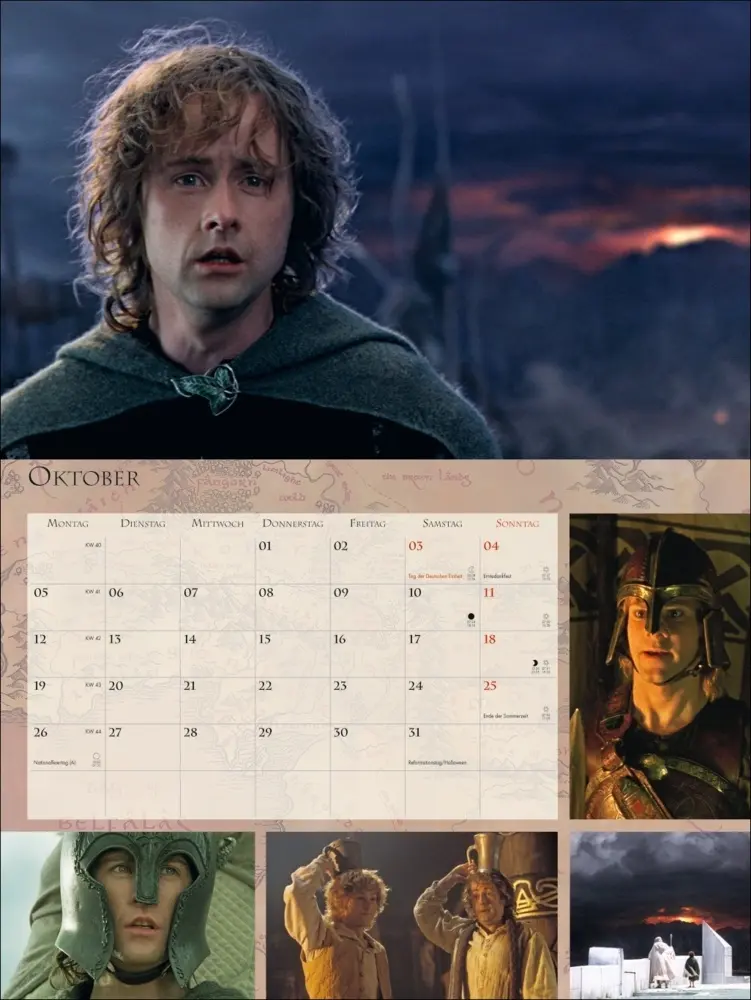 Bild: 9783756409815 | Der Herr der Ringe Broschur XL Kalender 2026 | Heye | Kalender | 28 S.