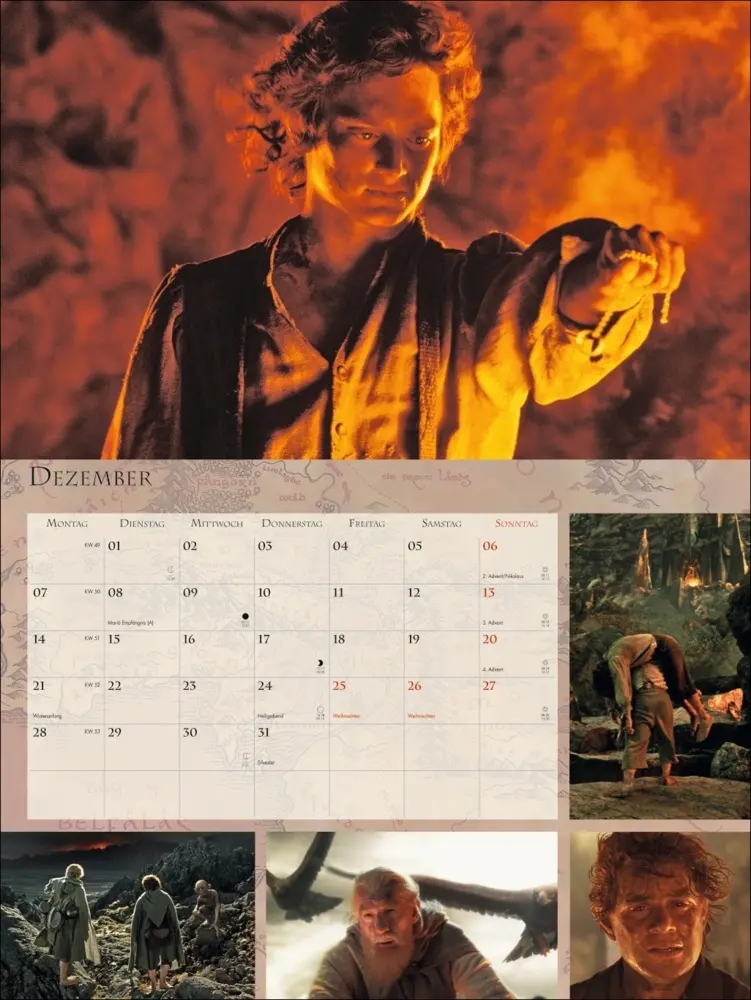 Bild: 9783756409815 | Der Herr der Ringe Broschur XL Kalender 2026 | Heye | Kalender | 28 S.