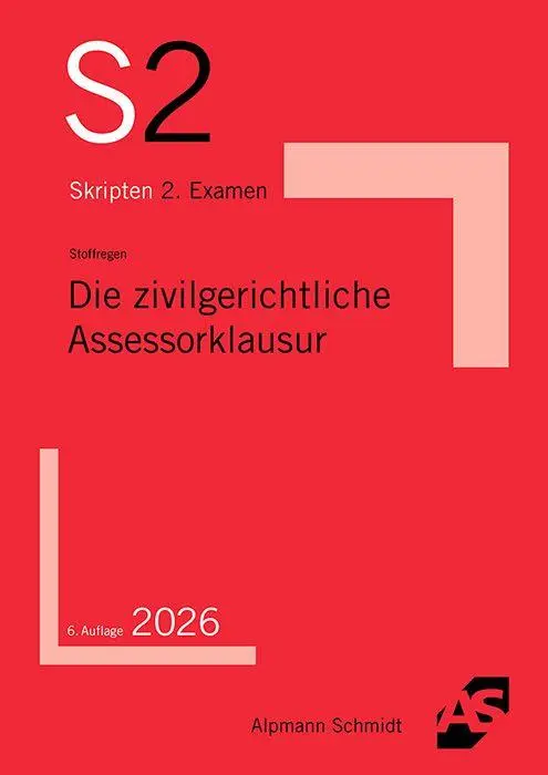 Cover: 9783867529815 | Die zivilgerichtliche Assessorklausur | Ralf Stoffregen | Taschenbuch