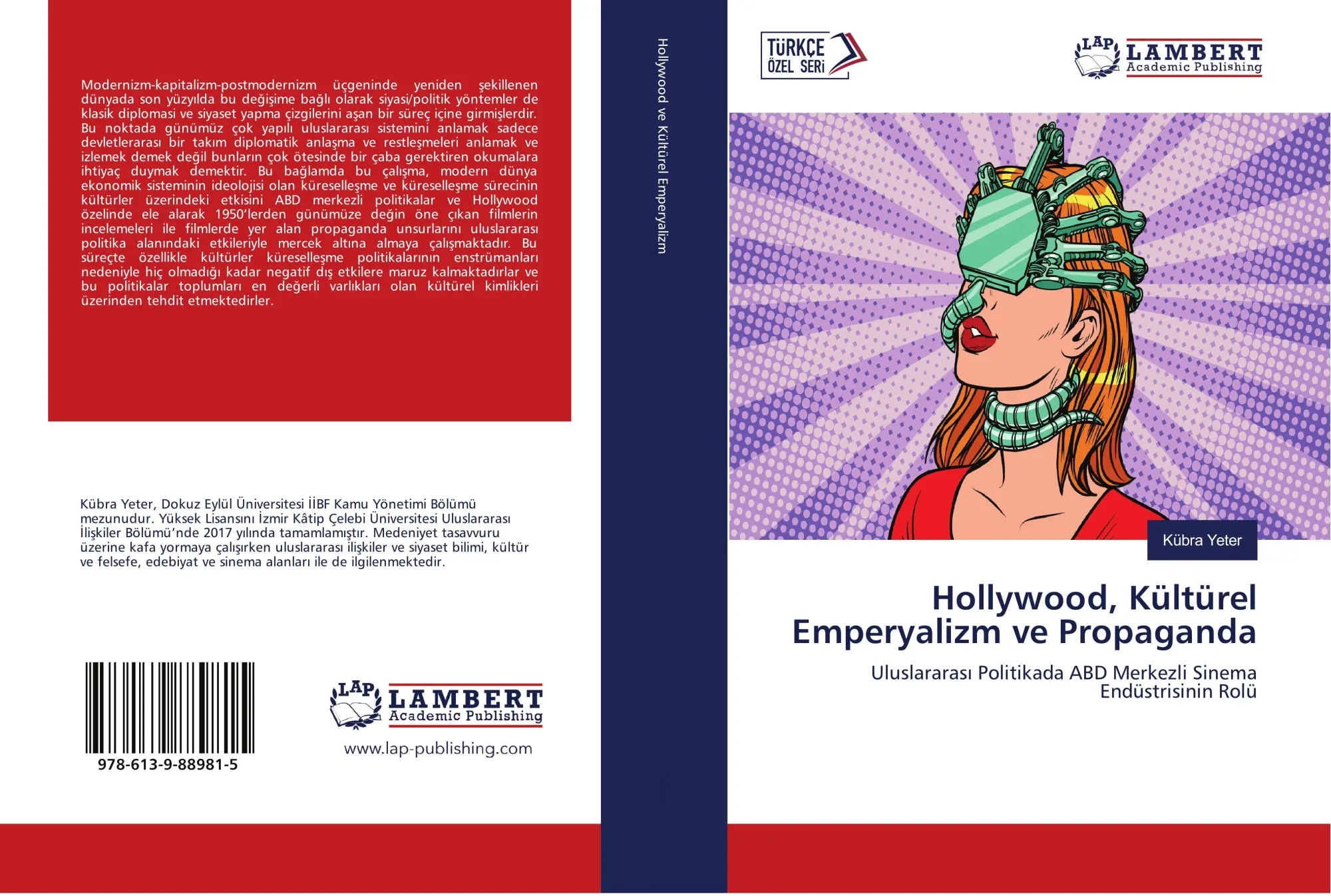 Cover: 9786139889815 | Hollywood, Kültürel Emperyalizm ve Propaganda | Kübra Yeter | Buch