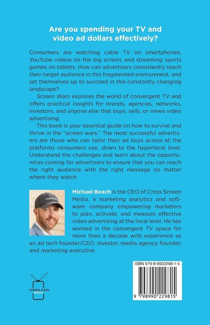 Rückseite: 9798990229815 | Screen Wars | Win the Battle for Attention with Convergent TV | Beach